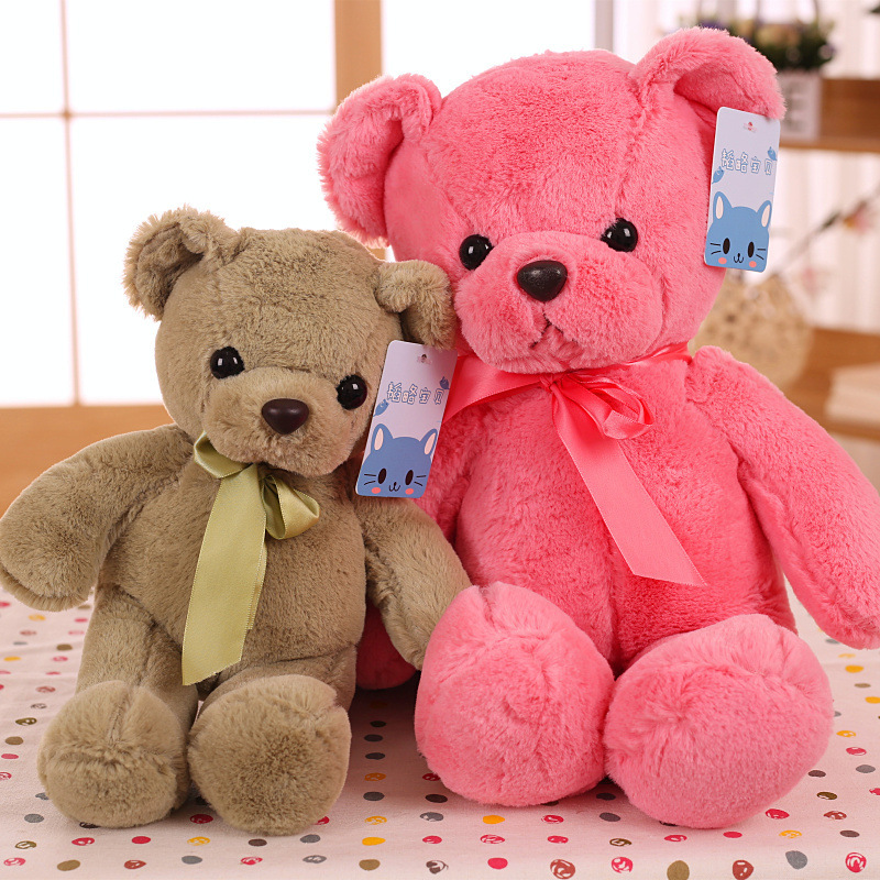 Plush toys for girls hugging bears, cute bow ties, teddy bears dolls, company event gifts